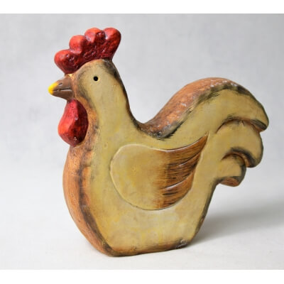 Gliniana figurka kogut